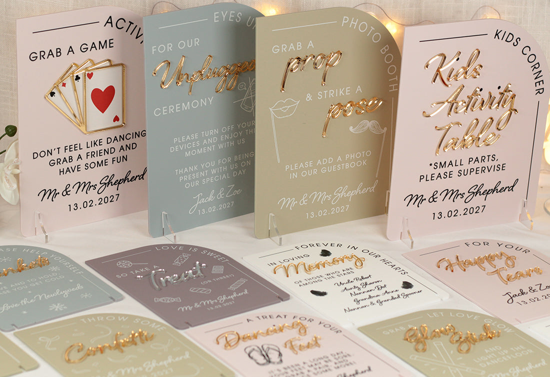 Table Top Sign Bundles