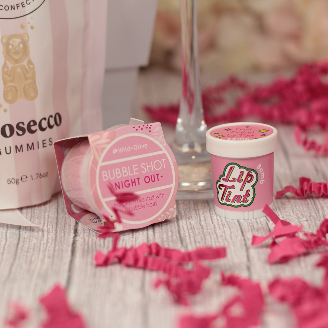 Let's Go Girls Retro Cowgirl Inspired Champagne Flute Bridal Party Gift Box