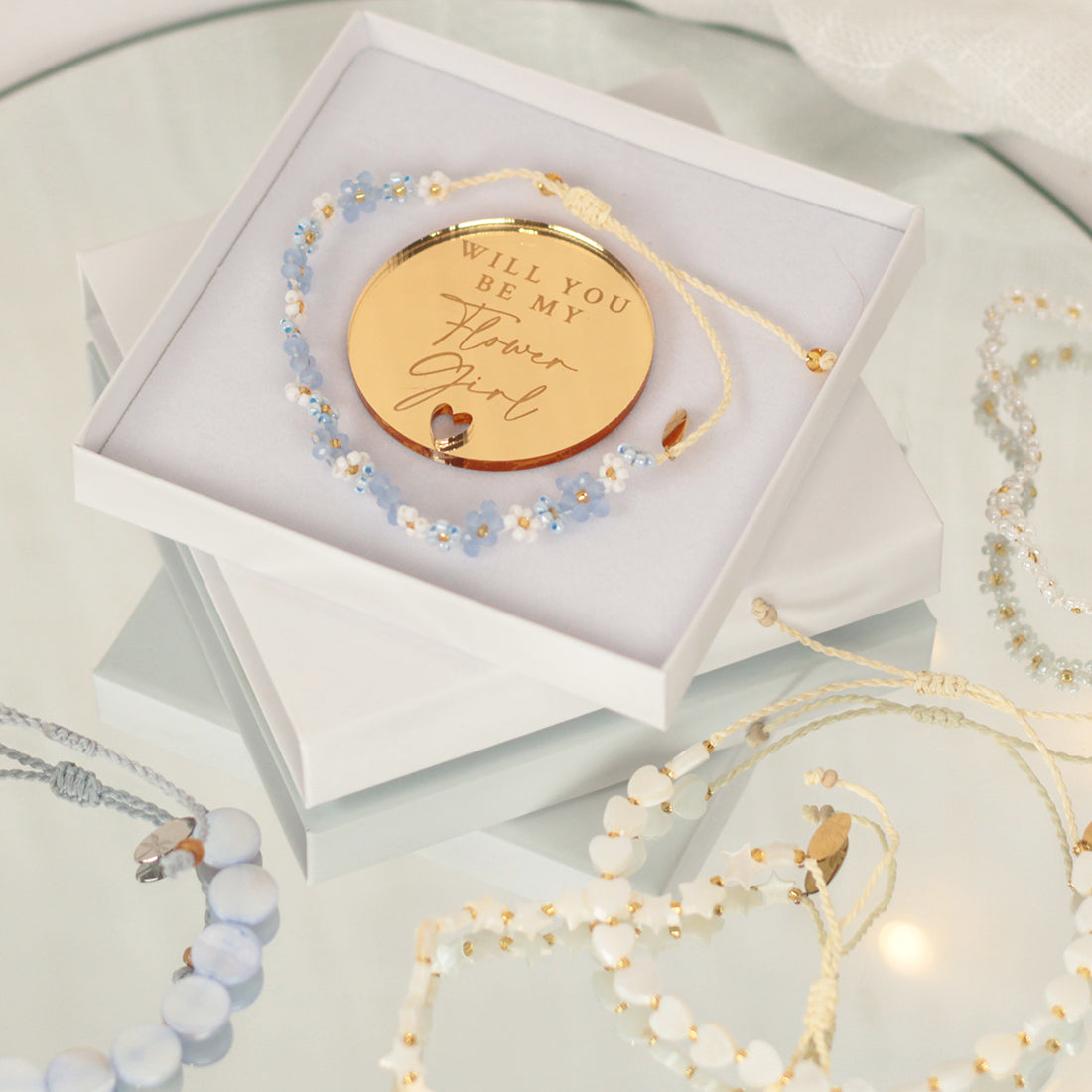 Bridal Party Bracelet in Gift Box