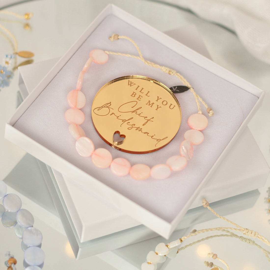 Bridal Party Bracelet in Gift Box