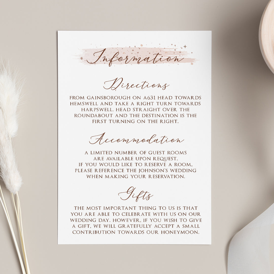 Sparkly Circle Wedding Invitation Magnet-Weddings by Lumi