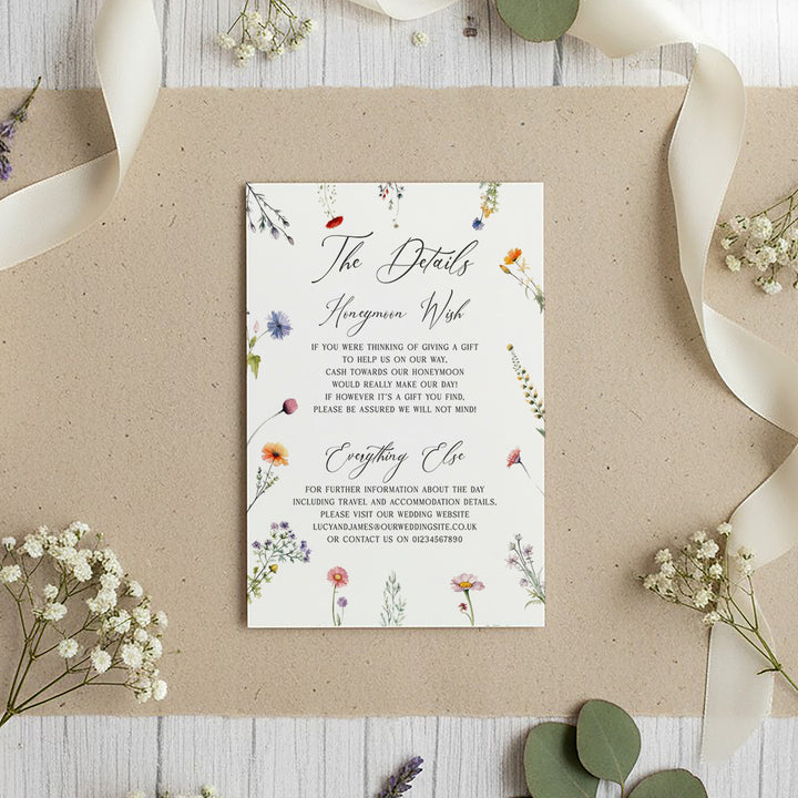 Meadow A6 Postcard Evening Invitation