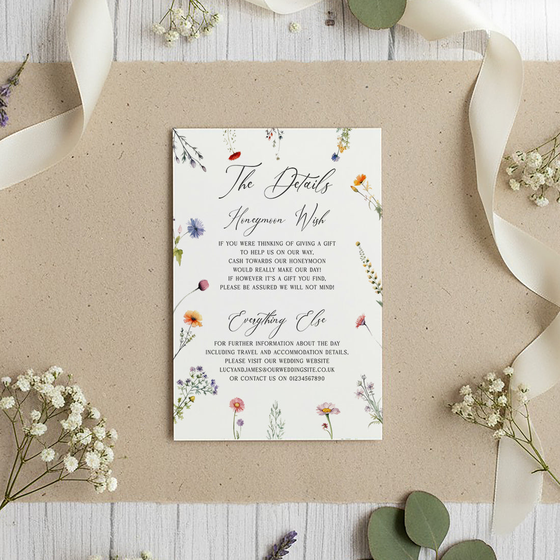 Meadow Vellum Wrapped Invitation Bundle
