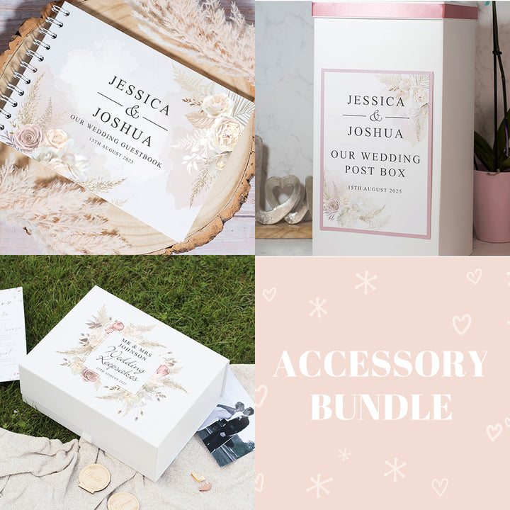 Accessory Bundle: Blush Flowers