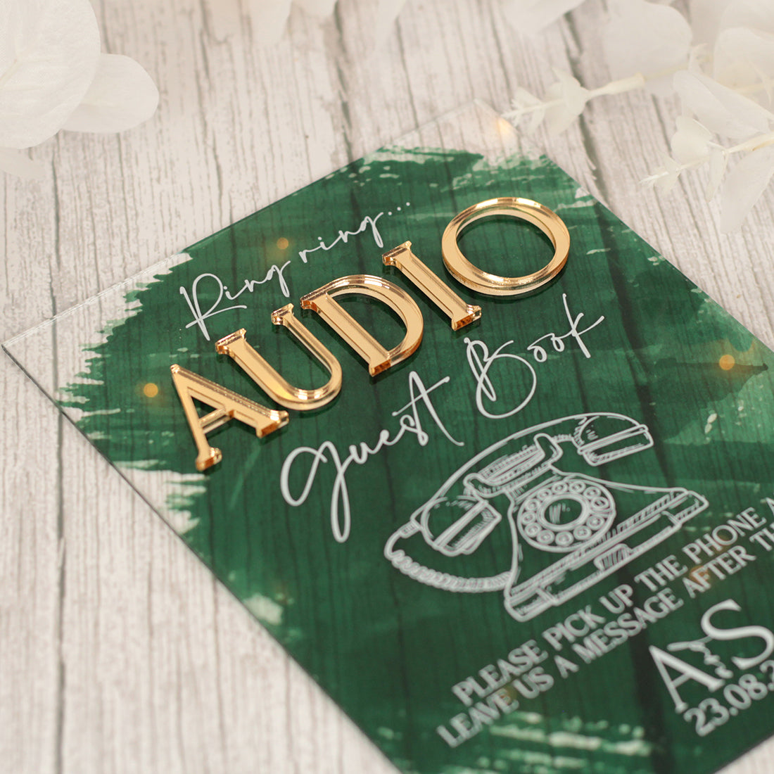 Colour Splash Audio Phone Acrylic Sign