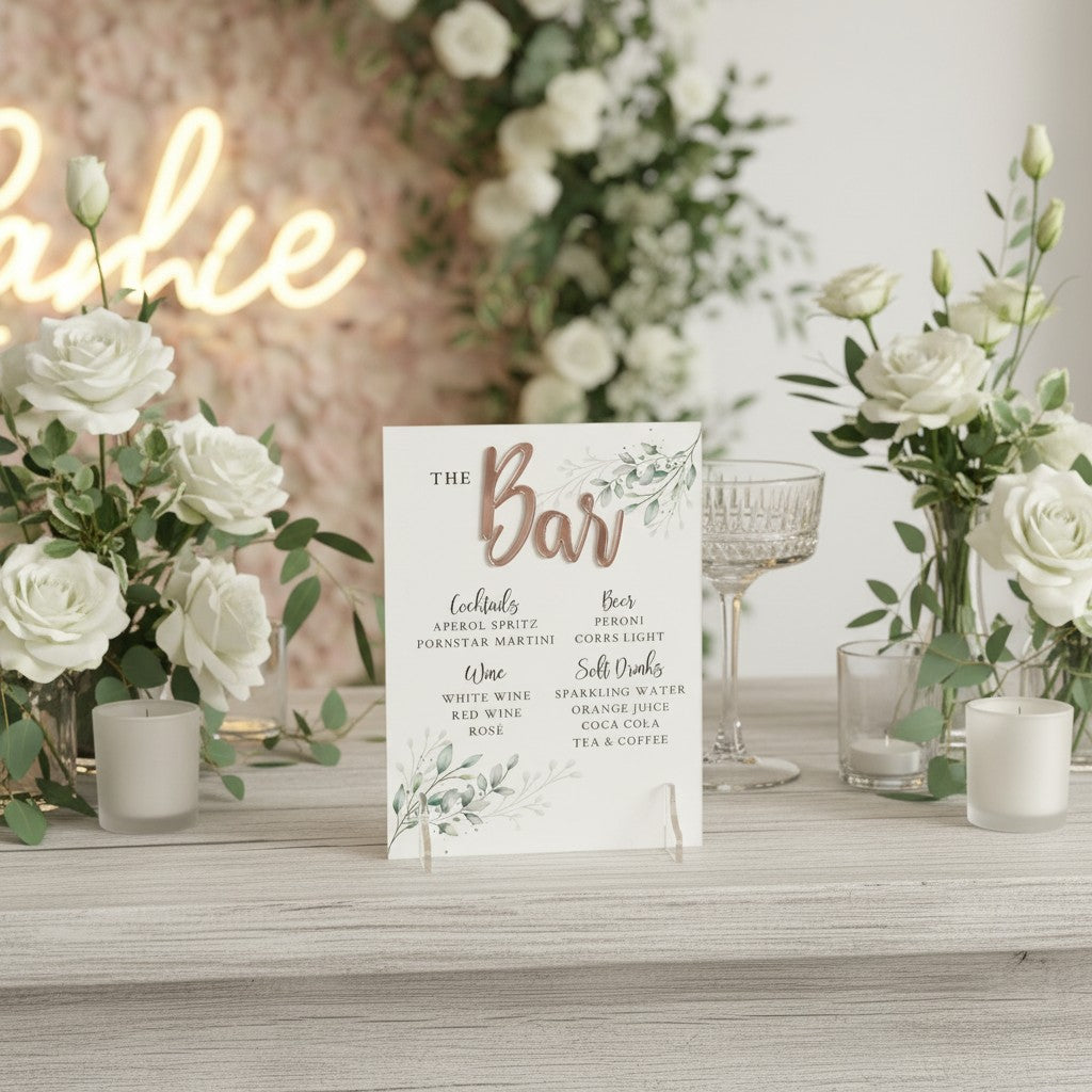 Table Top Sign Bundle: Botanical Wreath