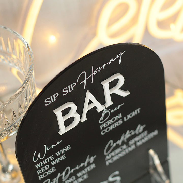 Manhattan Acrylic Bar Sign