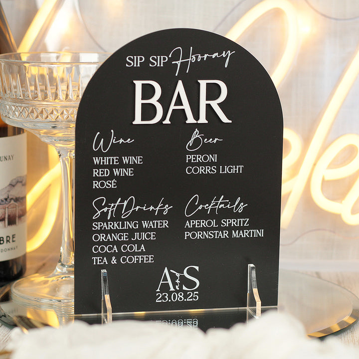 Manhattan Acrylic Bar Sign