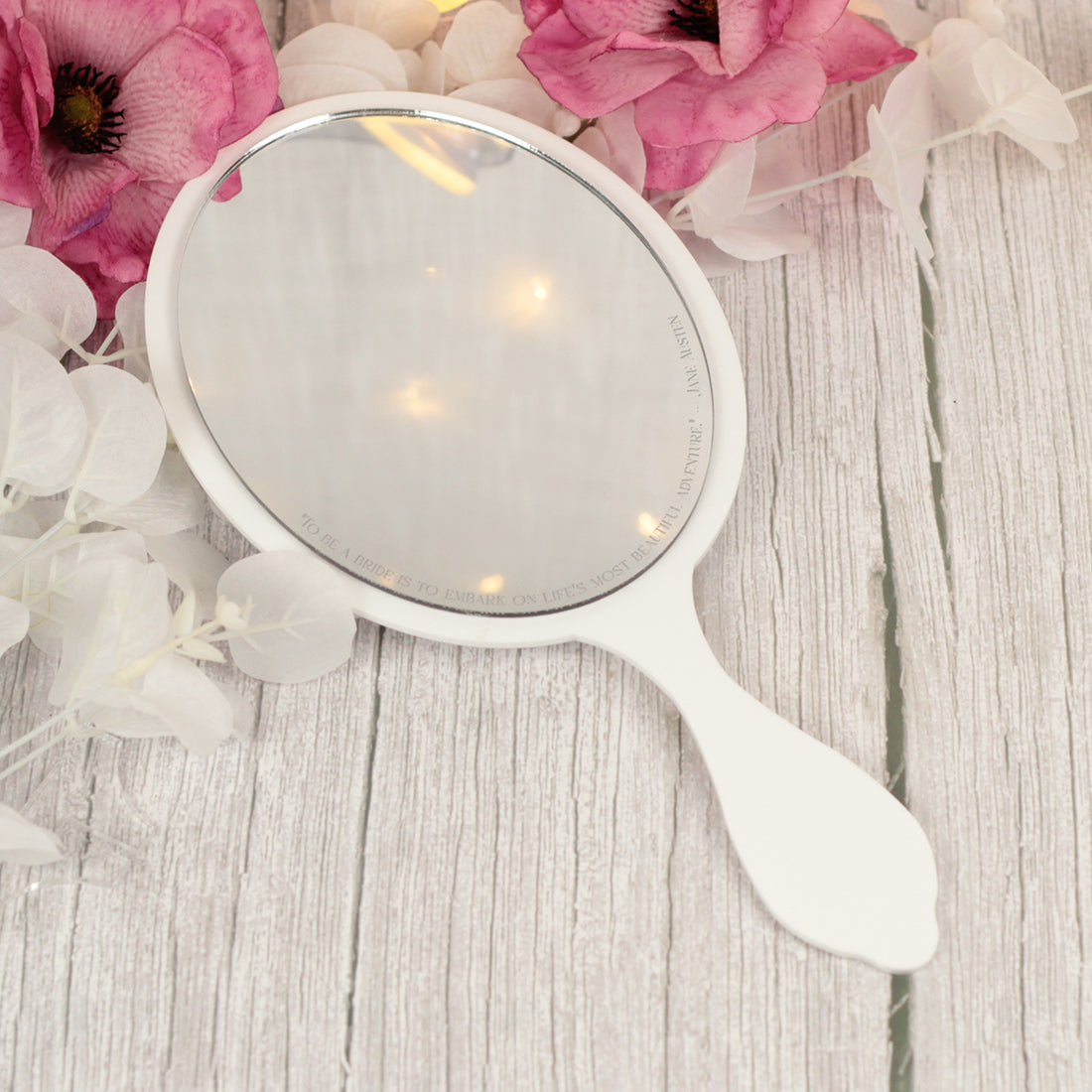 Bride to Be Bridal Prep Hand Held Mirror