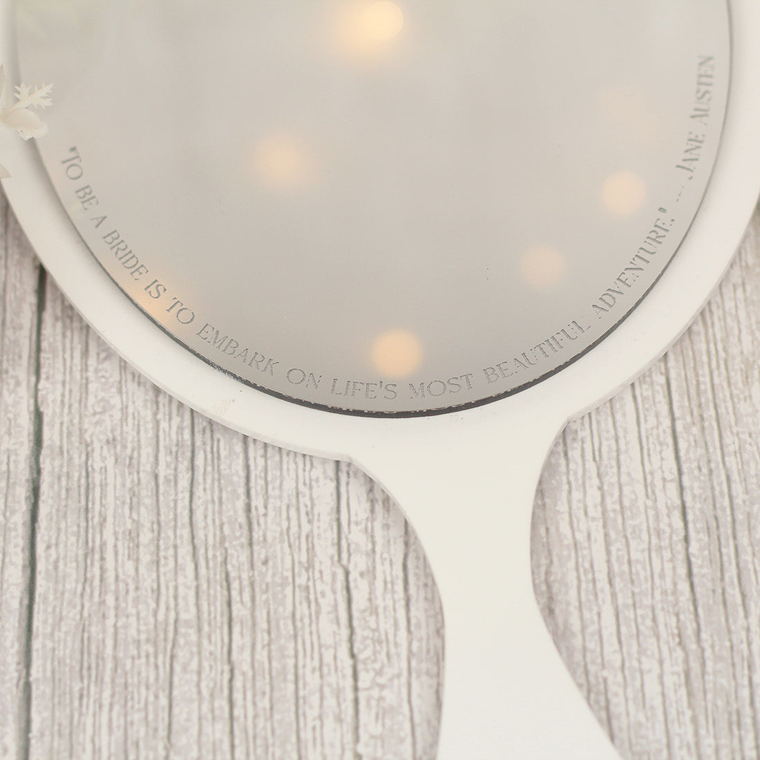 Bride to Be Bridal Prep Hand Held Mirror