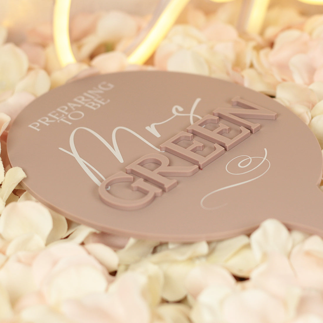 Bride to Be Bridal Prep Hand Held Mirror