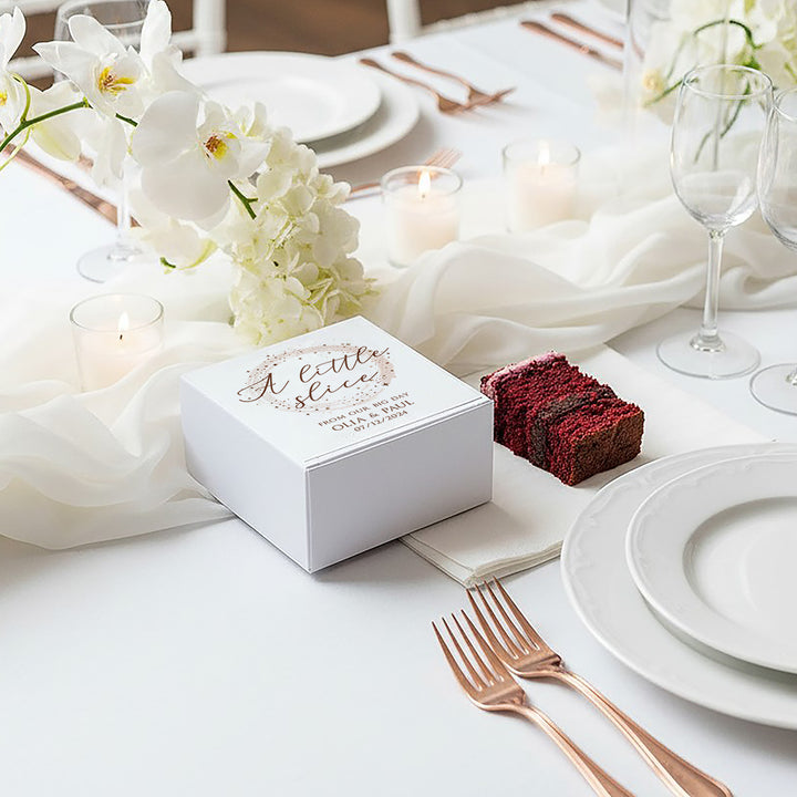 Sparkly Circle Cake Box