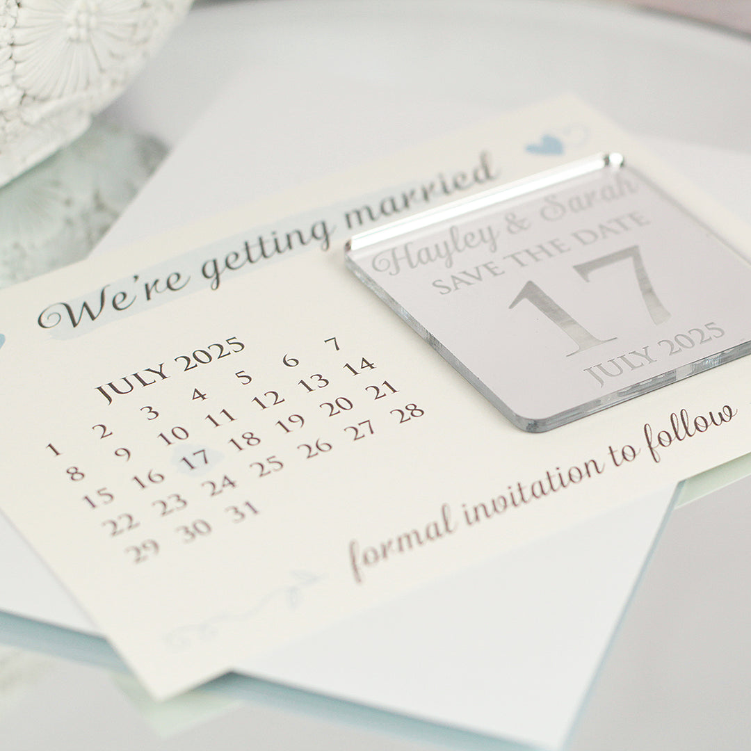 Calendar Wedding Save The Date Magnet-Weddings by Lumi
