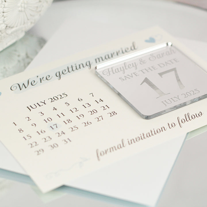 Calendar Wedding Save The Date Magnet-Weddings by Lumi