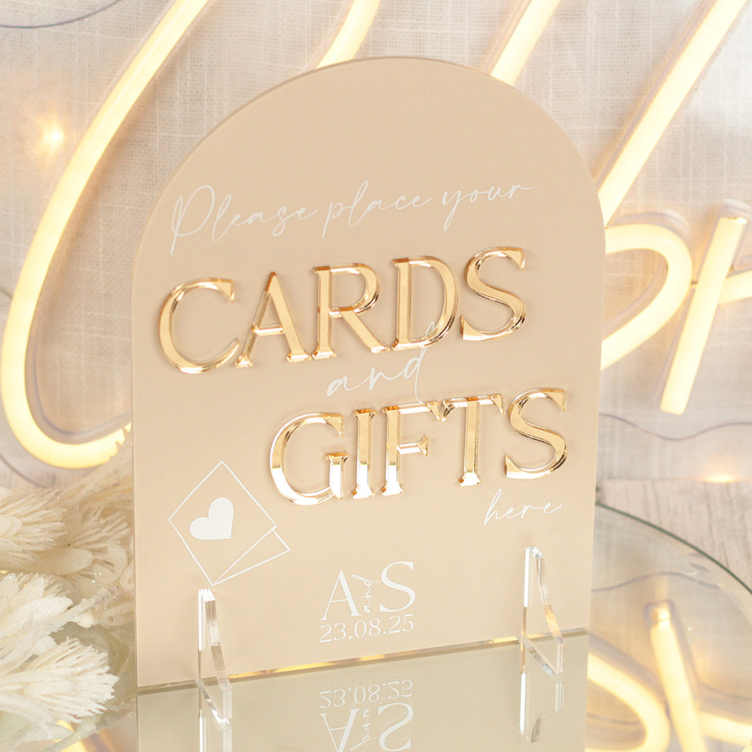 Manhattan Cards and Gifts Acrylic Sign