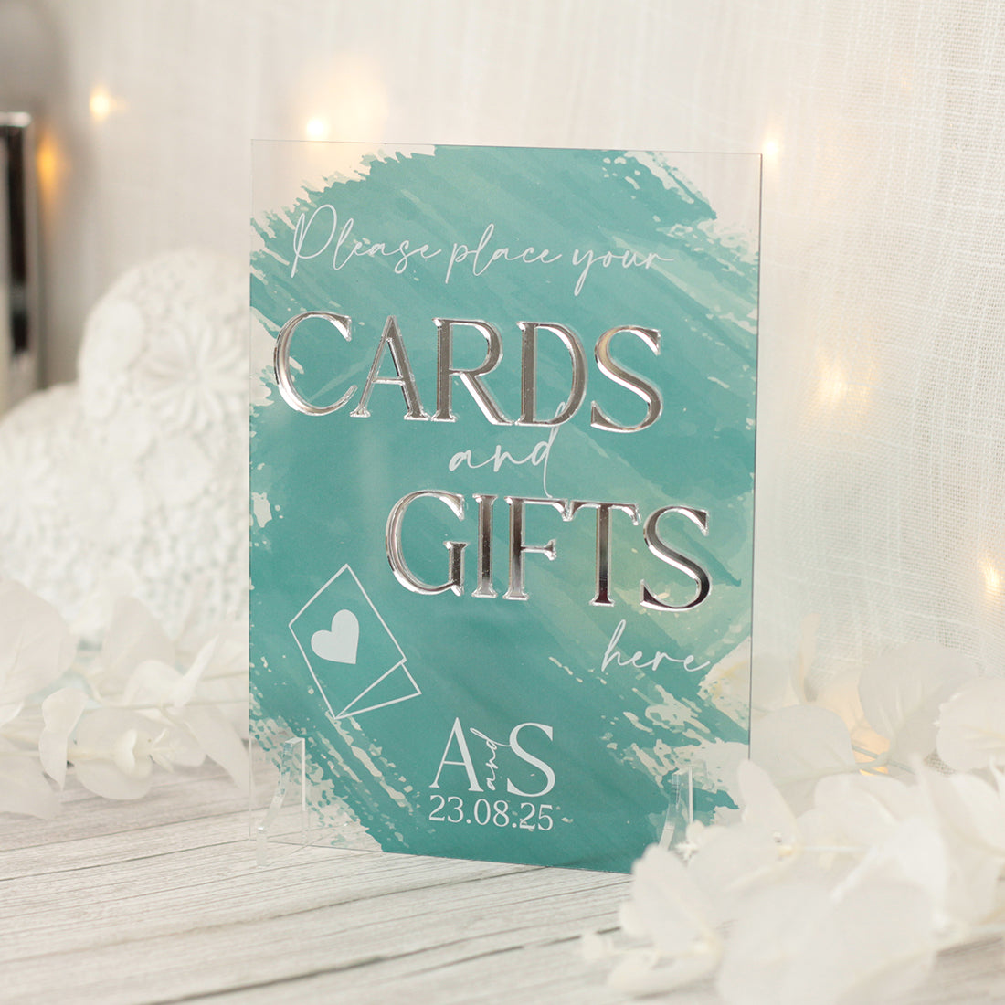 Colour Splash Cards & Gifts Acrylic Sign