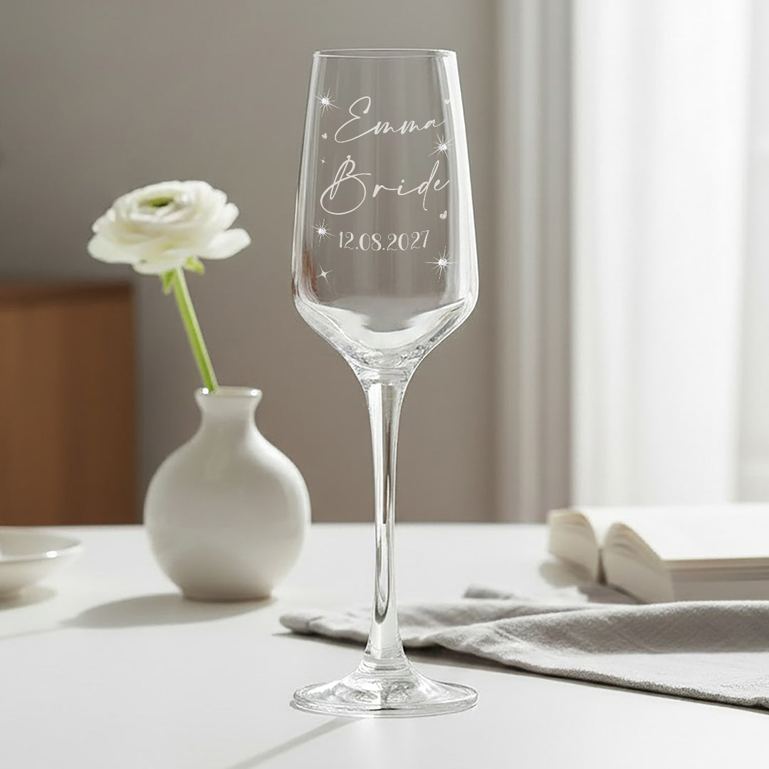 Personalised Bride or Wife White Gift Box