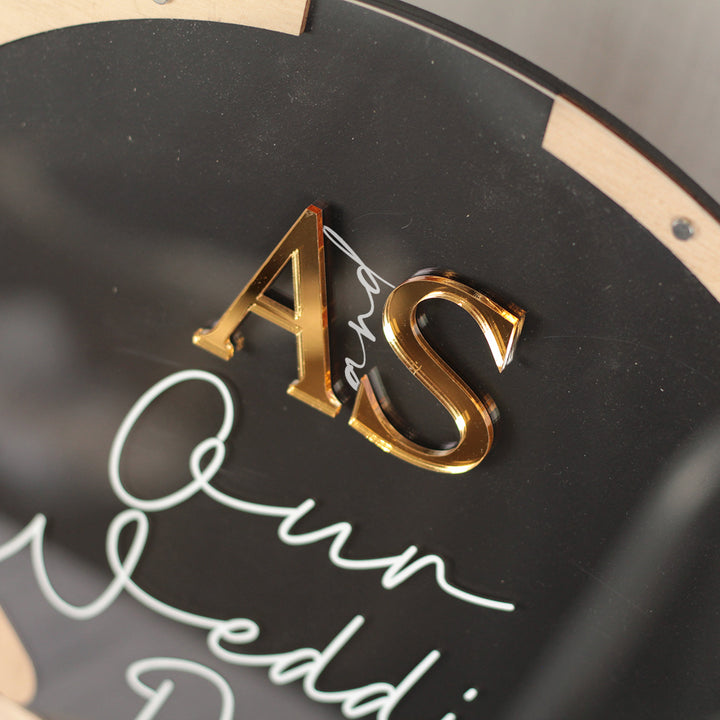 Manhattan Wedding Drop Frame Guest Book Alternative