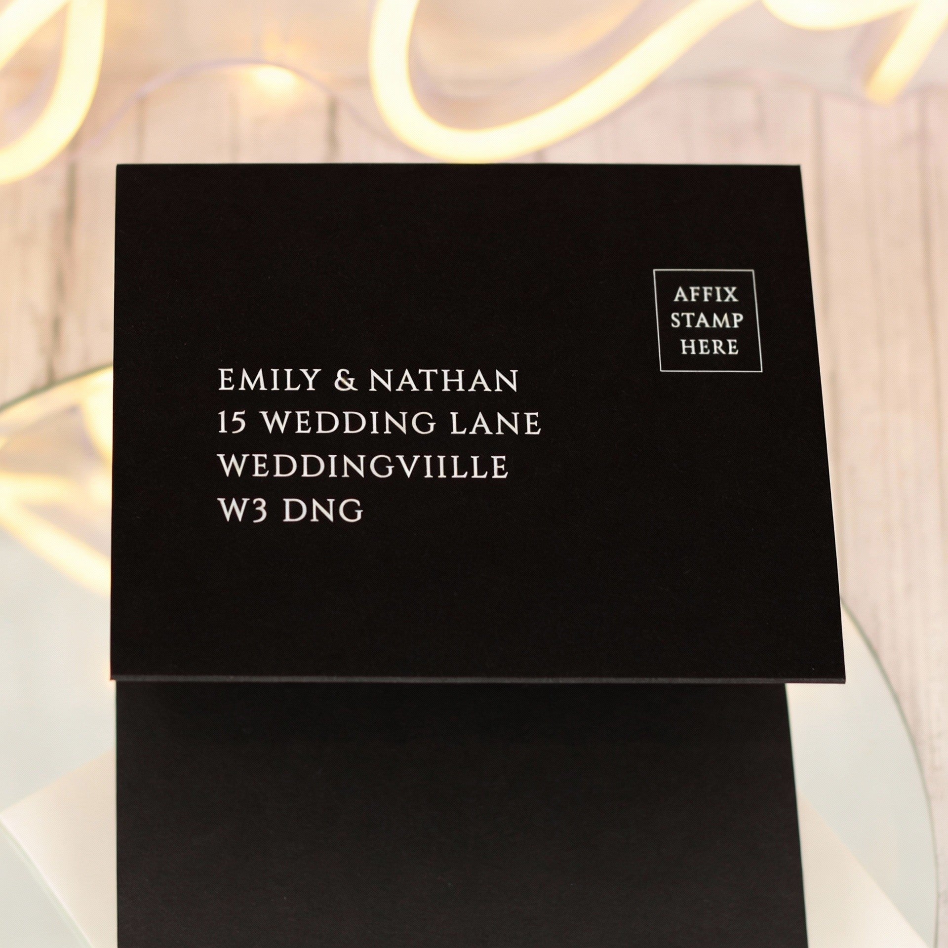 Manhattan Concertina Wedding Invitation