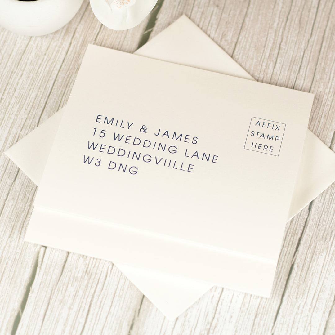Modern Arch Concertina Wedding Invitation-Weddings by Lumi