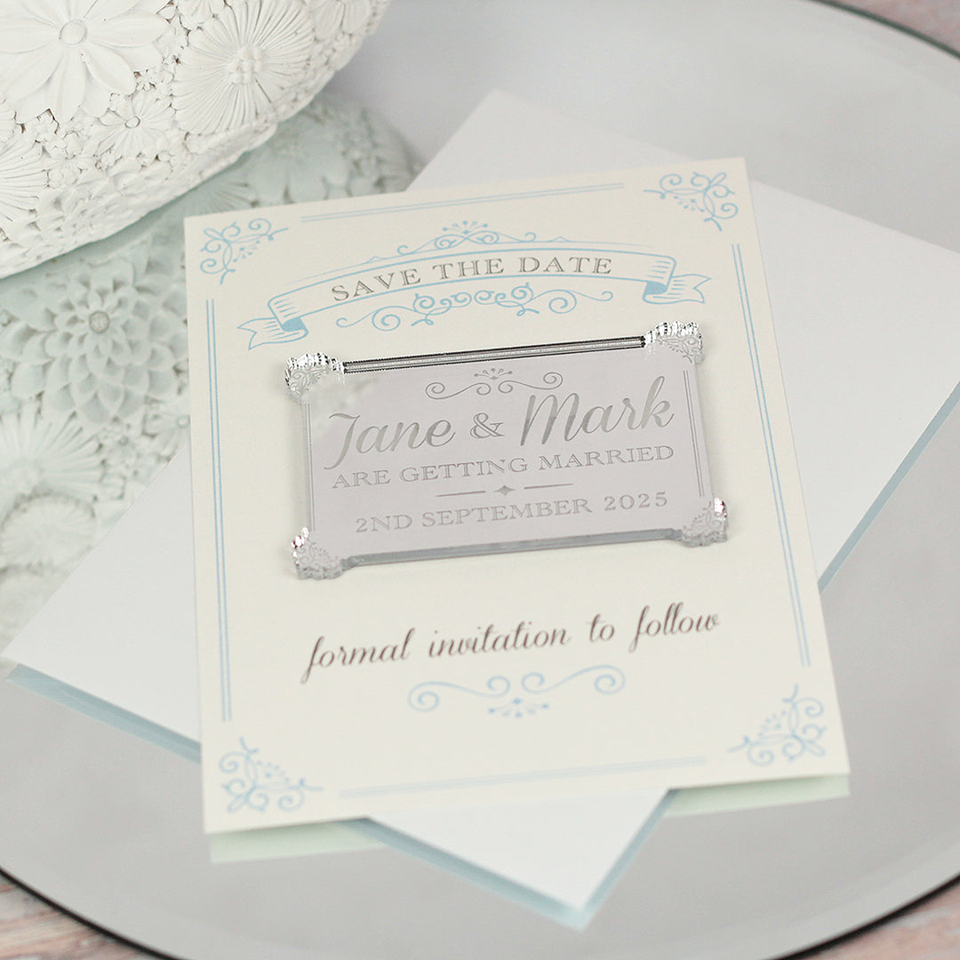 Elegance Wedding Save The Date Magnet-Weddings by Lumi