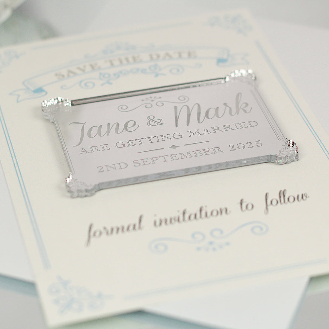 Elegance Wedding Save The Date Magnet