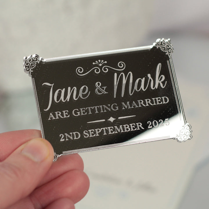 Elegance Wedding Save The Date Magnet-Weddings by Lumi