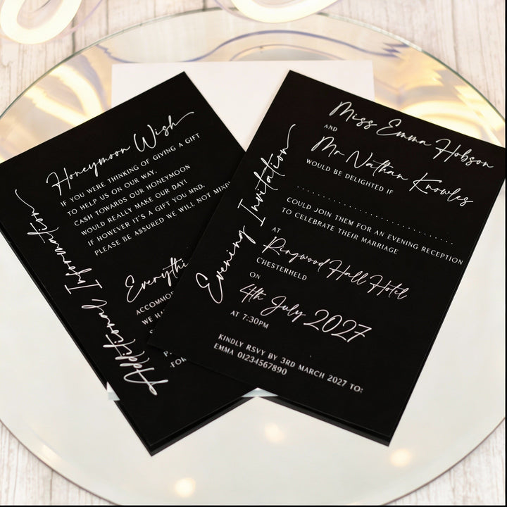 Manhattan A6 Postcard Evening Invitation
