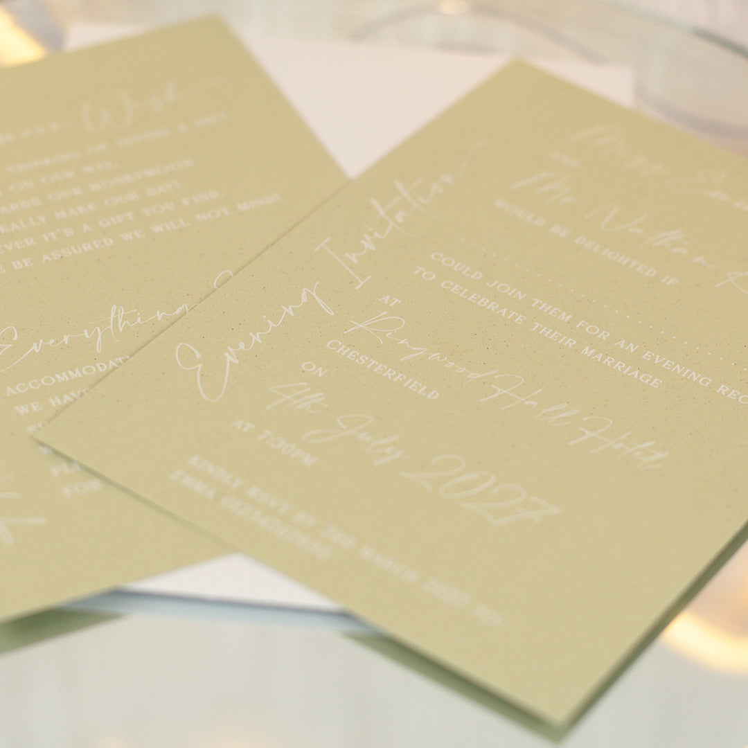 Manhattan A6 Postcard Evening Invitation