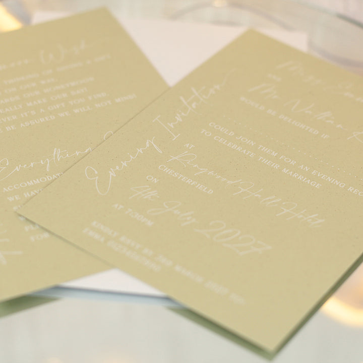 Manhattan A6 Postcard Evening Invitation