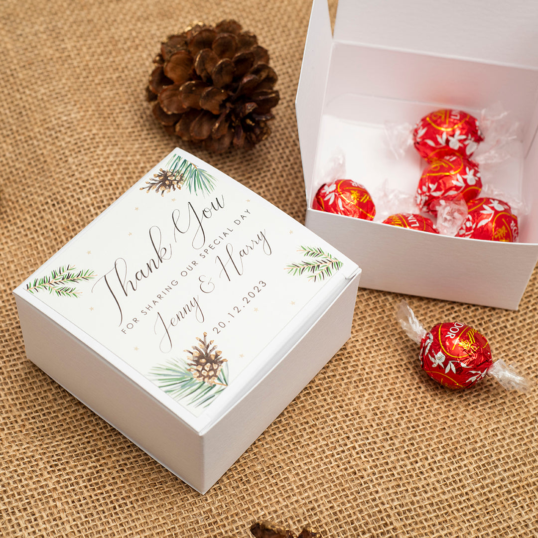 Winter Fern Favour Box-Weddings by Lumi