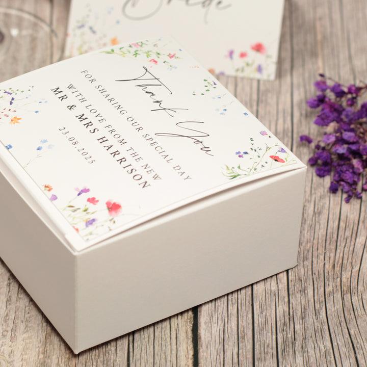 Watercolour Wildflower Favour Box-Weddings by Lumi