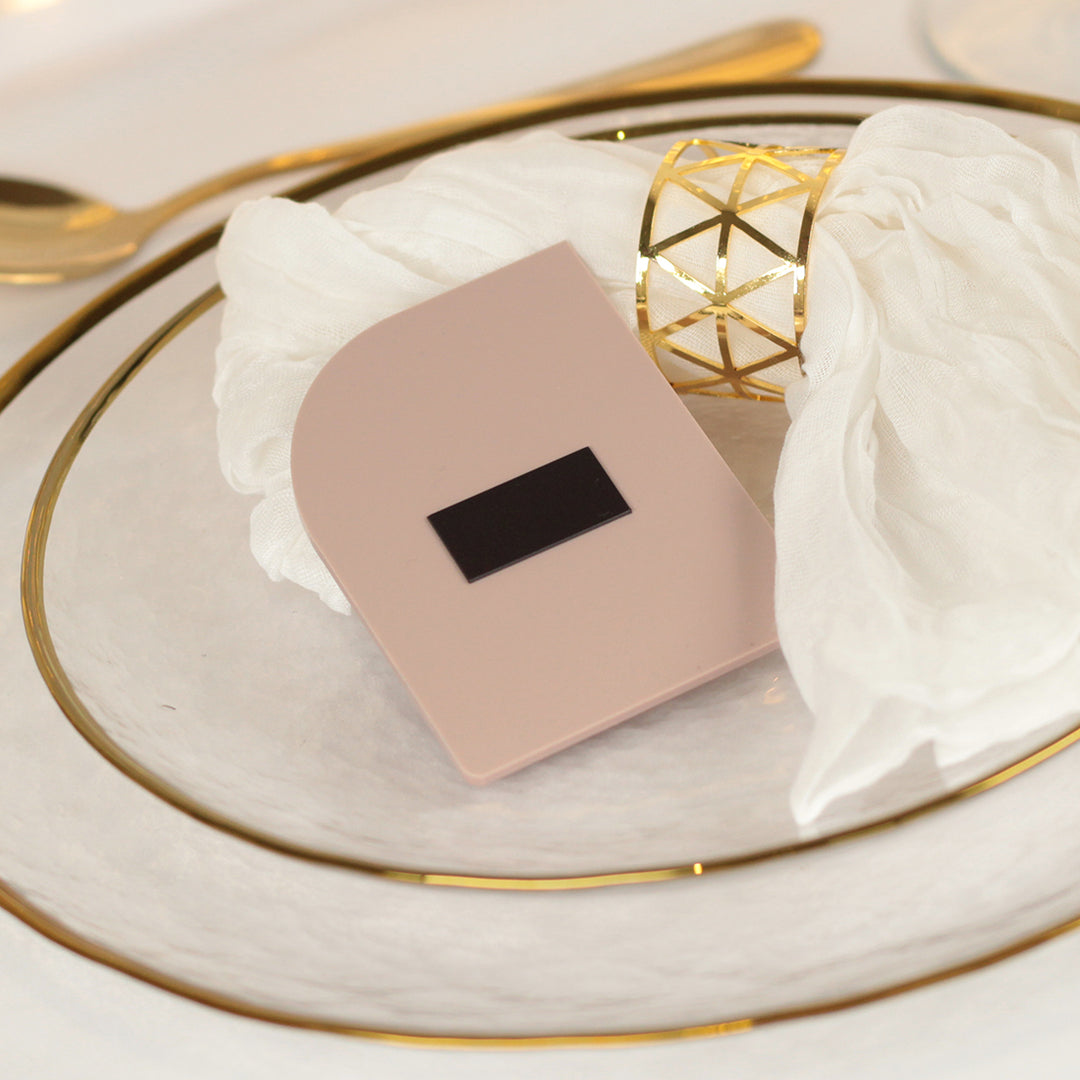 Modern Arch Pastel Acrylic Favour Magnet-Weddings by Lumi