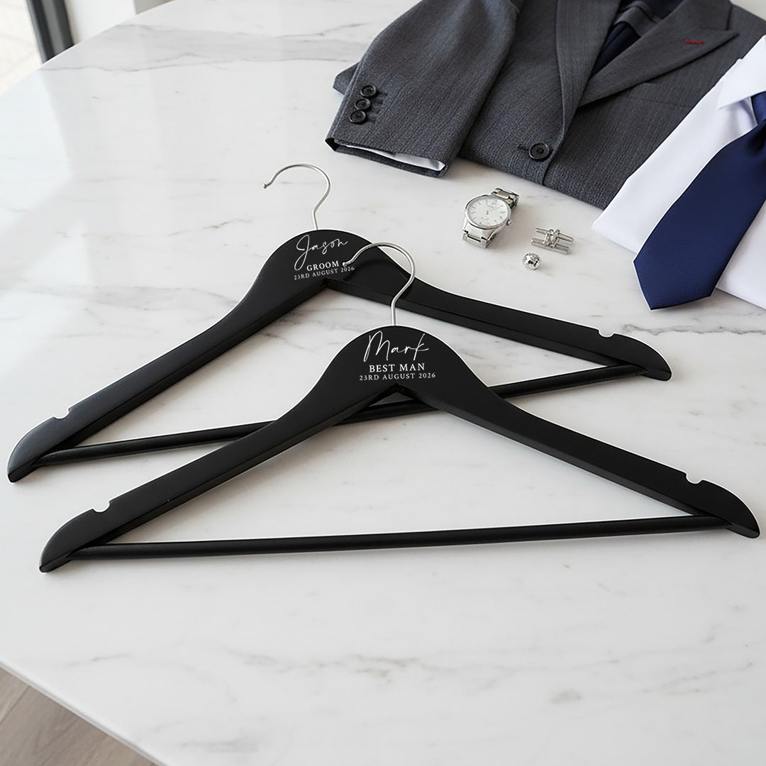 Classic Wedding Groomsman Suit Hanger
