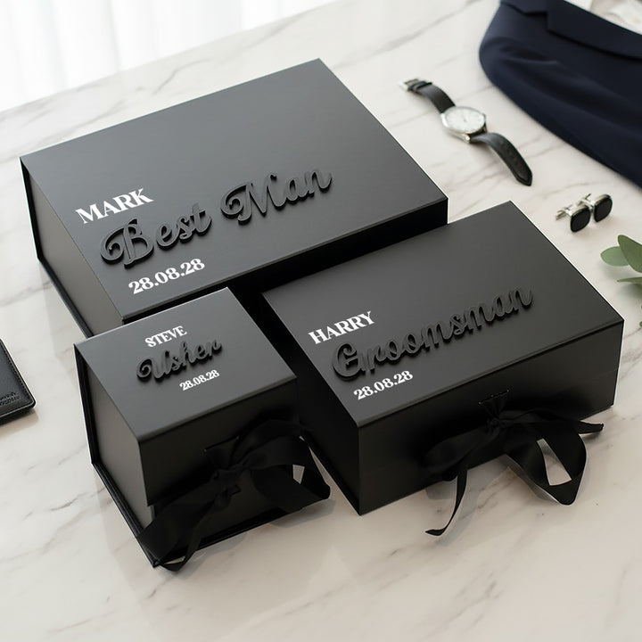 Groomsman Wedding Thank You Gift Box