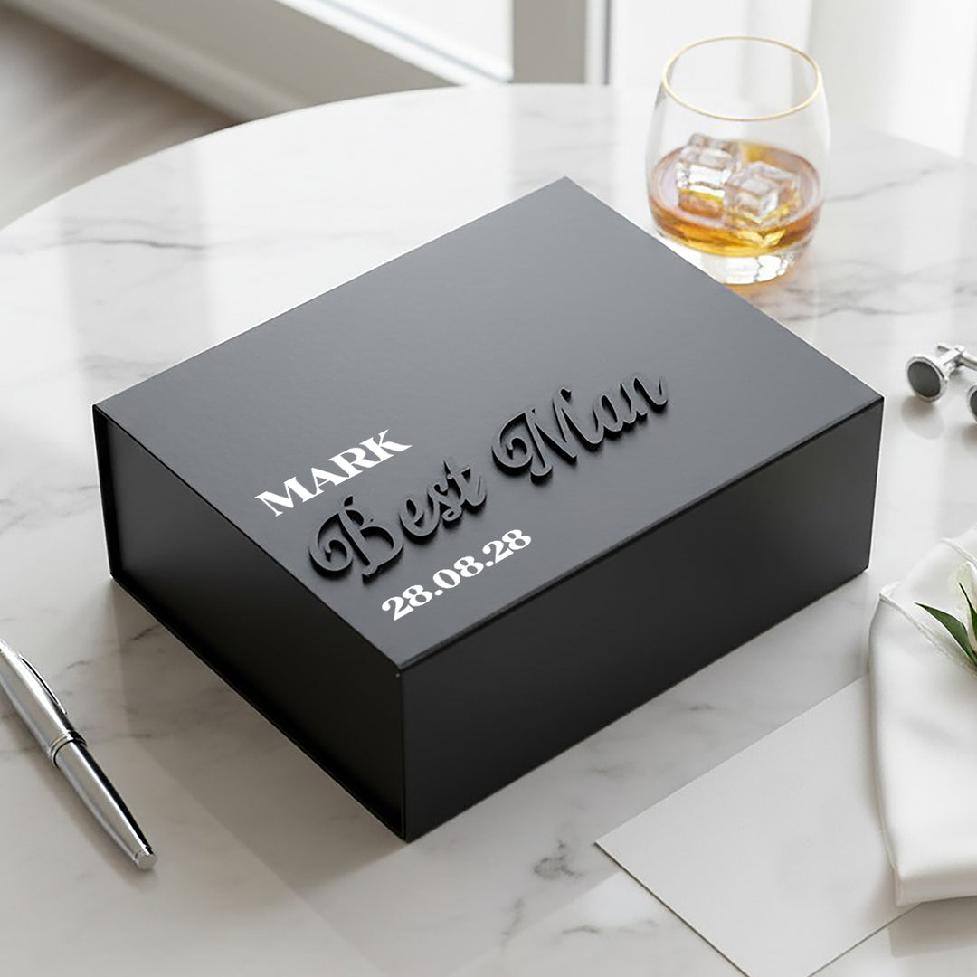 Groomsman Wedding Thank You Gift Box