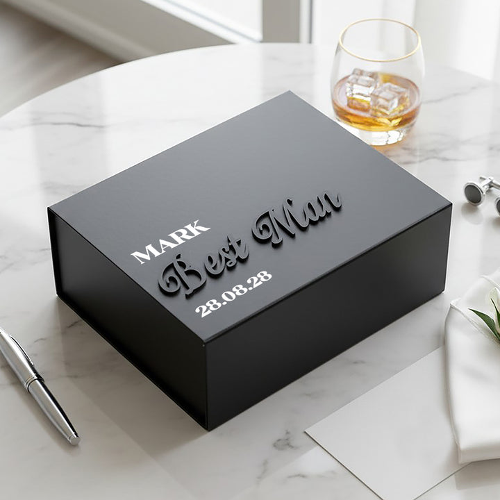 Groomsman Wedding Thank You Gift Box