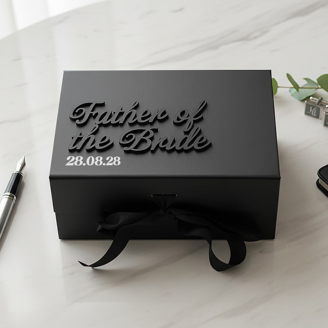 Groomsman Wedding Thank You Gift Box