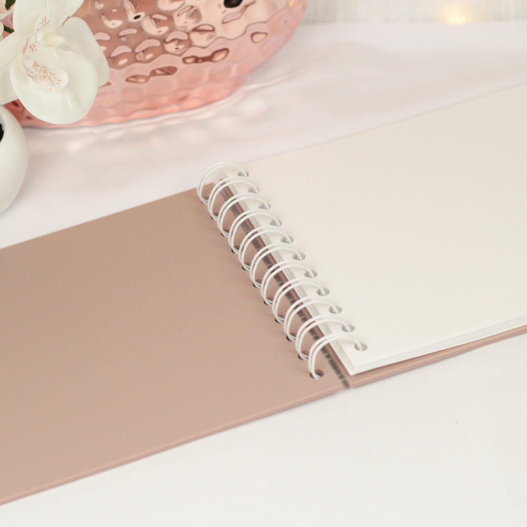 Elegant Script Acrylic Wedding Guest Book-Weddings by Lumi