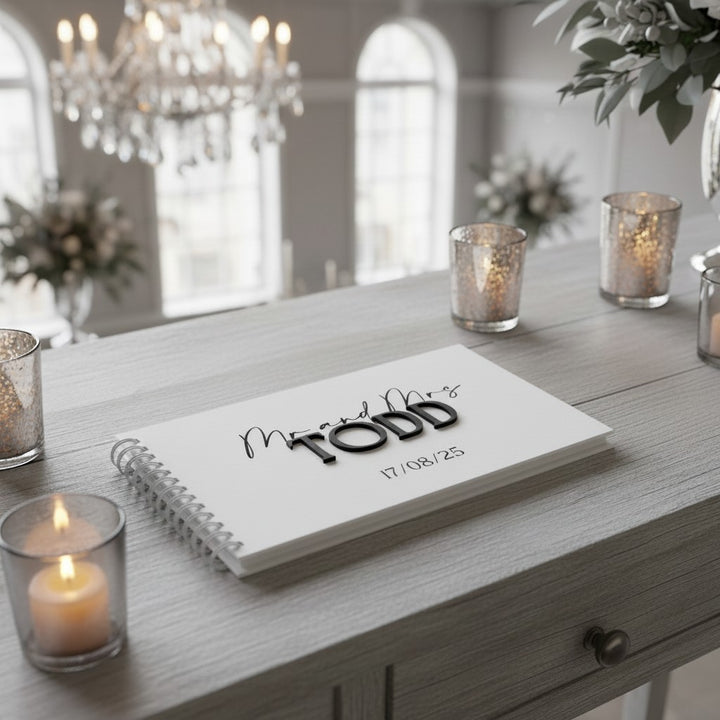 Manhattan Acrylic Wedding Guest Book