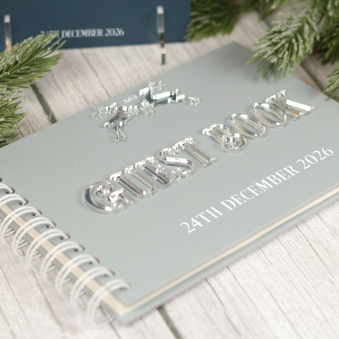 Noelle Acrylic Wedding Guest Book