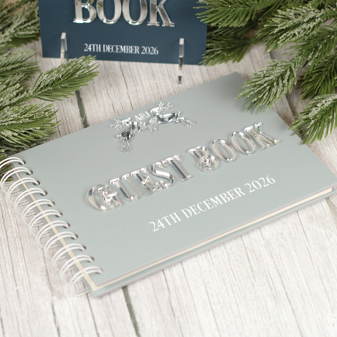Noelle Acrylic Wedding Guest Book