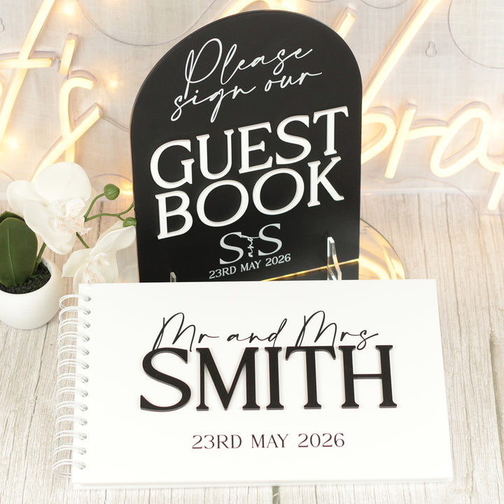 Manhattan Sign Our Guest Book Acrylic Sign