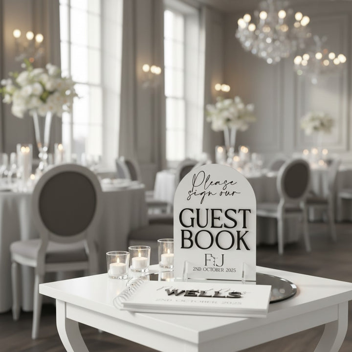 Manhattan Sign Our Guest Book Acrylic Sign