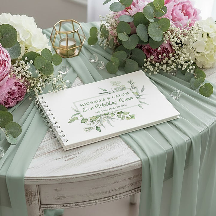 Eucalyptus Wedding Guest Book