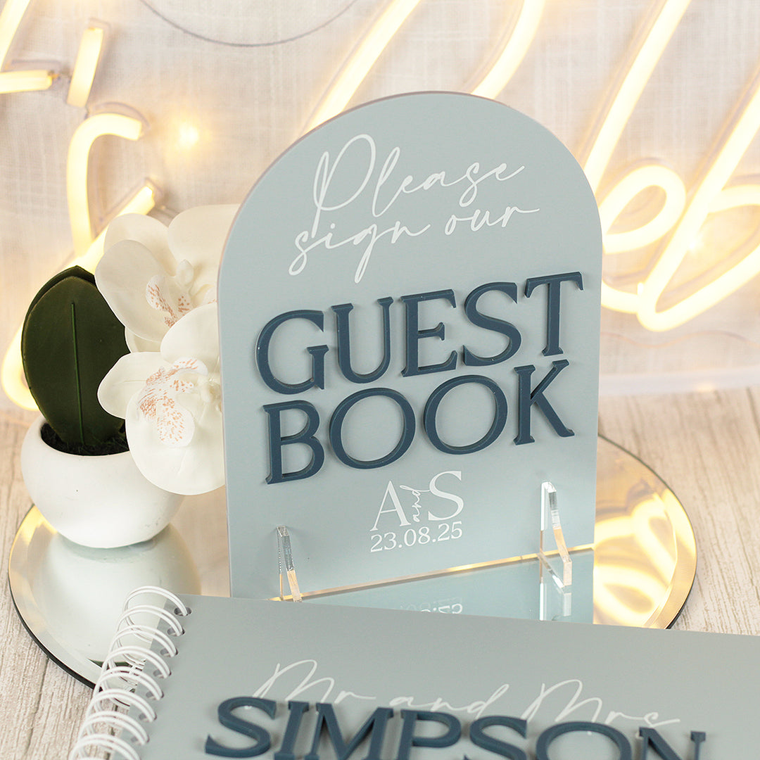 Manhattan Sign Our Guest Book Acrylic Sign