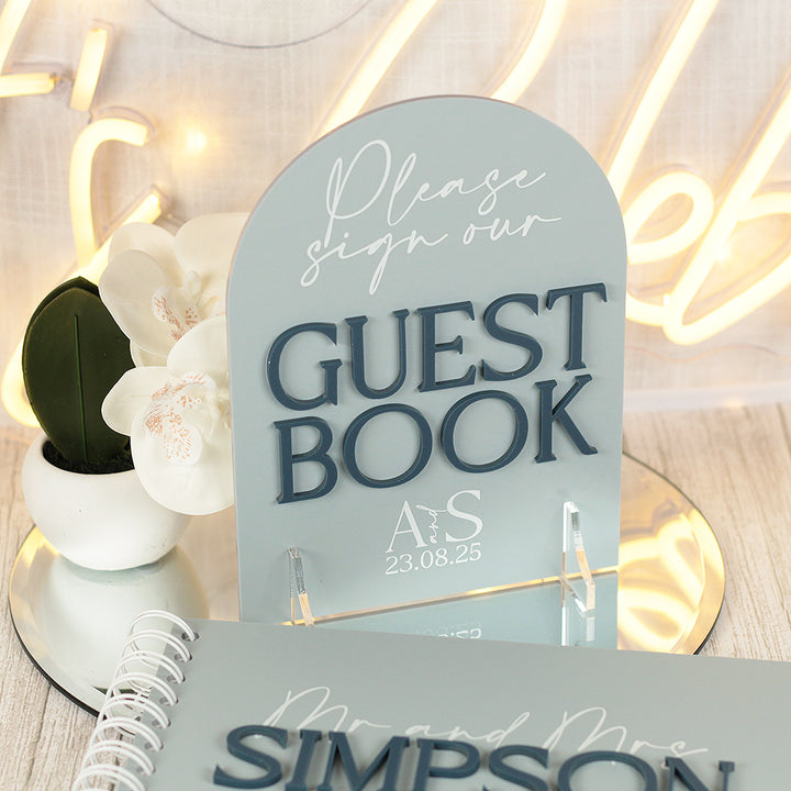 Manhattan Sign Our Guest Book Acrylic Sign