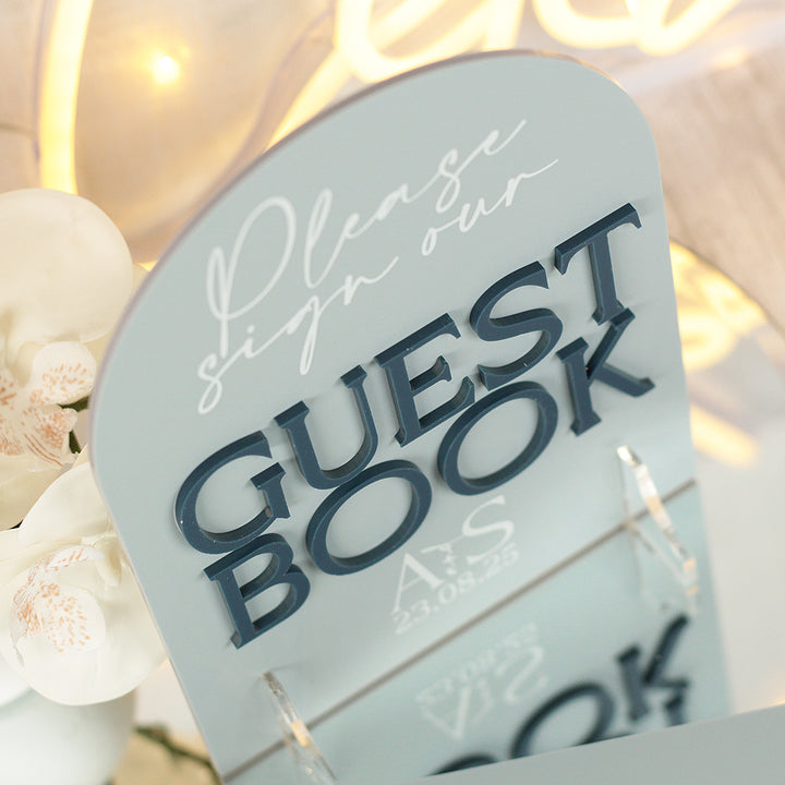 Manhattan Sign Our Guest Book Acrylic Sign
