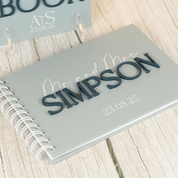 Manhattan Acrylic Wedding Guest Book