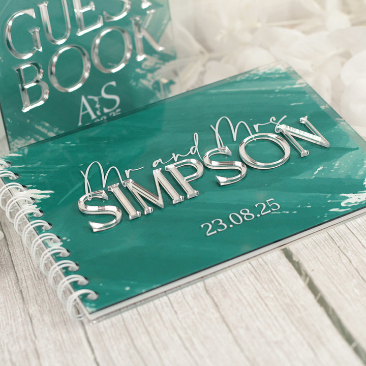 Colour Splash Acrylic Guest Book